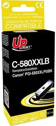 UPrint UPrint compatible ink/ink with PGI-580PGBK XXL, black, 25.7ml, C-580XXLB, very high capacity, for Canon PIXMA TR7550, TR8550, TS