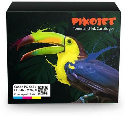 Pixojet bläckpatroner Canon PG 545/CL 546 XL Combo Pack 32ml rabattpaket 2 st