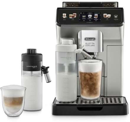 De’Longhi ECAM450.65.S, Espressomaskin, 1,8 l, Kaffebönor, Malat kaffe, Inbyggd kvarn, 1450 W, Silver