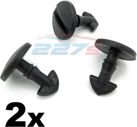Land Rover Discovery 3 & 4 Bumper Tow Eye Cover Clips (Pack of 2) DYR500010