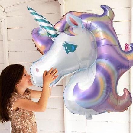 Folieballong / Ballong - Unicorn / Enhörning - 88x108cm