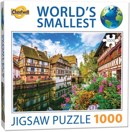 Världens minsta pussel 1000 bitar Strasbourg