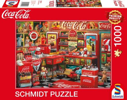 Coca Cola Nostalgi Pussel 1000 bitar Schmidt