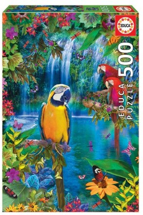 Educa Pussel: Bird tropical land 500 Bitar