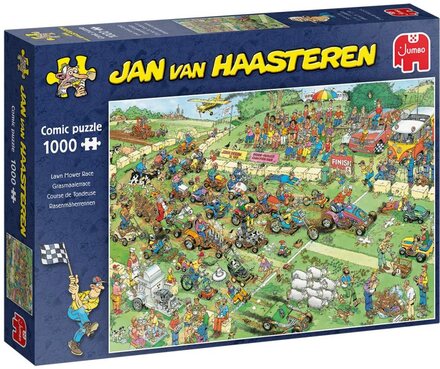 Jan van Haasteren Lawn Mower Race, Pussel 1000 Bitar