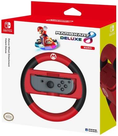 HORI Mario Kart 8 Deluxe Racing Wheel (Mario) - Hjul - för Nintendo Switch