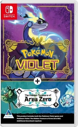 Nintendo Pokemon Violet + The Hidden Treasure of Area Zero DLC, Nintendo Switch, Multiplayer-läget, (Alla)