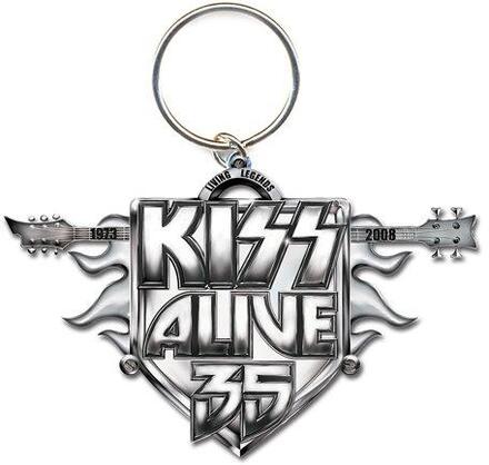 KISS Keychain: Alive 35 Tour (Die-cast Relief)