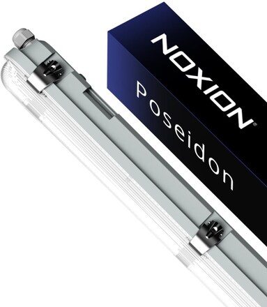 Noxion LED Vattentät Allmänbruksarmatur Poseidon Pronox V2.0 18W 2500lm - 840 Kallvit | 120cm - Kabelgenomföring (5x2.5mm2) - Ersättare 1x36W