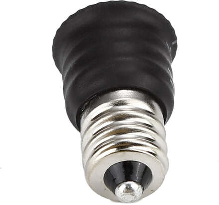 10 PCS E12 To E14 Socket Changer LED Light Lamp Adapter Black(10 piece)