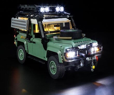 Belysning till Icons Land Rover Classic Defender 90 10317 LGK584