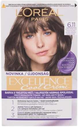 L'Oréal Paris - Excellence Cool Creme 6,11 Ultra Ash Dark Blond - For Women, 48 ml