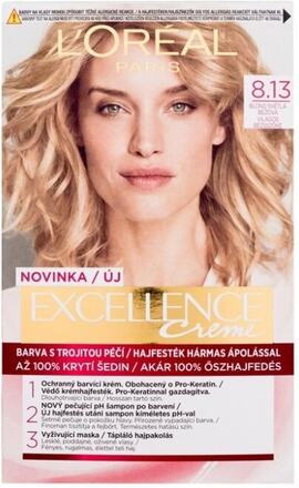 L'Oréal Paris - Excellence Creme Triple Protection 8,13 Blond Light Beige - For Women, 1 pc