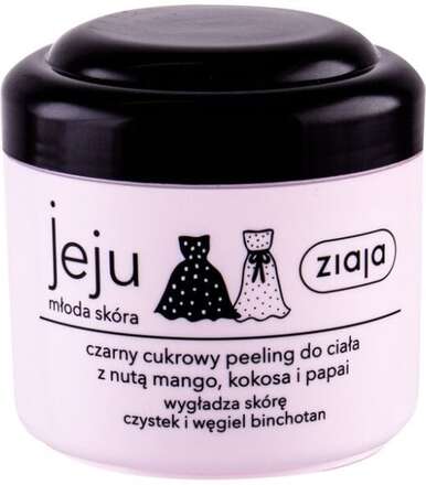 Ziaja - Jeju Black Sugar Body Scrub - For Women, 200 ml