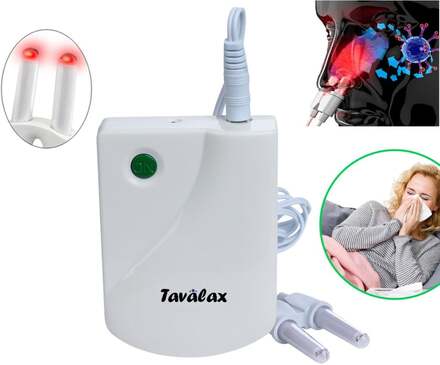 Tavalax näsvård terapi maskin näsa rinit bihåleinflammation härdande hösnuva låg frekvens laser