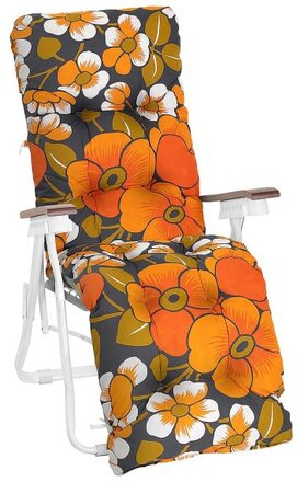 Baden Baden Stol, Orange-blommig 77B