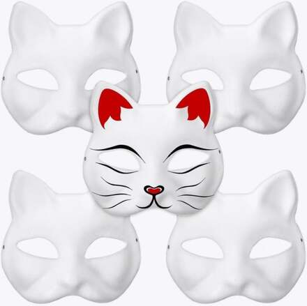 White Cat Mask ger kreativt roligt