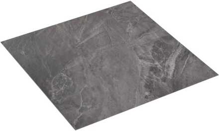 vidaXL Självhäftande PVC-golvplankor 5,11 m² svart med mönster