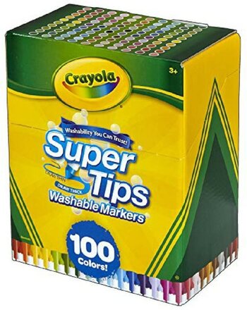Tuschpennor Super Tips Crayola 58-5100 (100 uds)
