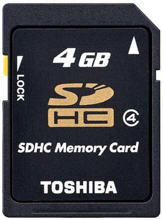 Toshiba SDHC 4GB Klass 4