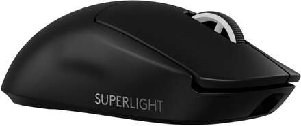Logitech G PRO X SUPERLIGHT 2 - Mus - gaming - optisk - 5 knappar - trådlös - 2.4 GHz - USB Logitech LIGHTSPEED-mottagare - svart
