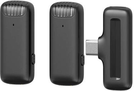 Ulanzi J12 Trådlöst mikrofonsystem för mobil/surfplatta med laddbox android