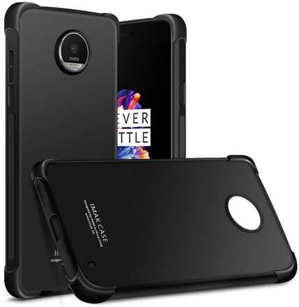 IMAK shockproof silikon skal Motorola Moto Z2 Play (XT1710) : Färg - Svart