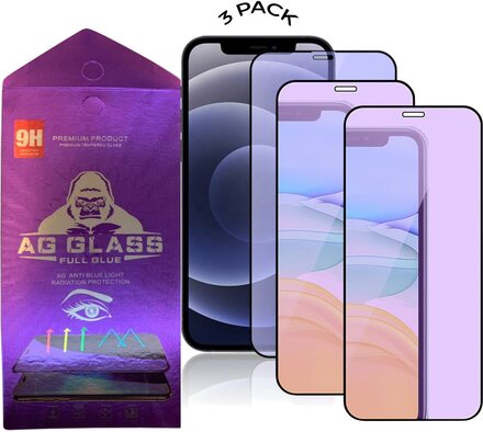3 PACK- Anti-Blue Ray - iPhone 7/8/SE 2020/SE2022 Skärmskydd(4.7 Tums)