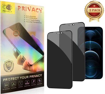 2 PACK: iPhone 14 PLUS -Sekretess Skärmskydd /Privacy Screen Protector