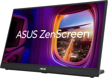 ASUS ZenScreen MB16QHG - LED-skärm - 16" (15.6" visbar) - bärbar - 2560 x 1600 WQXGA @ 120 Hz - IPS - 500 cd/m² - 1200:1 - DisplayHDR 400 - 5 ms - HD