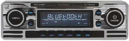 Bilradio - Caliber RCD120BT - Bluetooth USB Retro 190 x 200 x 58 mm Silver