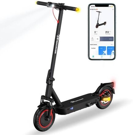 EVERCROSS EV10KPRO hopfällbar elektrisk skoter 10" skoter 500W 25KM/H LED-skärm Bluetooth APP Present tonåring Vuxen