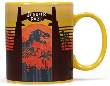 Mugg: Heat Changing Mug - Jurassic Park - Gates