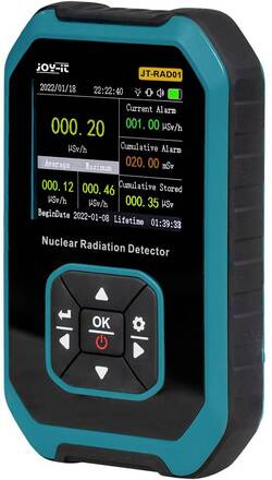 Joy-it JT-RAD01 Geigermätare Strålning: Beta, Gamma, Röntgen ljudvarning, Optisk signal