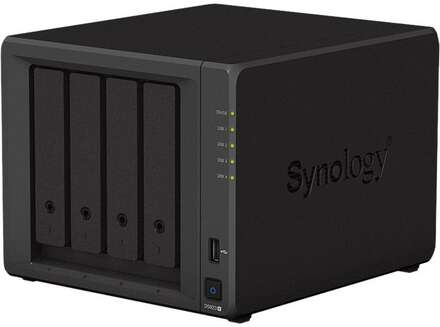 Synology Disk Station DS923+ - NAS-server - 4 fack - SATA 6Gb/s / eSATA - RAID RAID 0, 1, 5, 6, 10, JBOD - RAM 4 GB - Gigabit Ethernet - iSCSI suppor