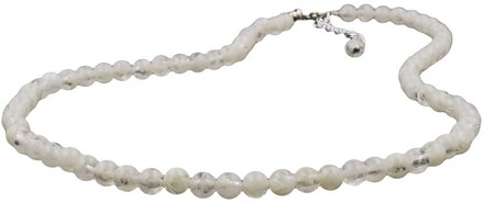 NECKLACE ONLY BEADS CREAM TRANSPARENT