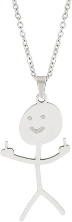 INF Funny Doodle halsband Silver