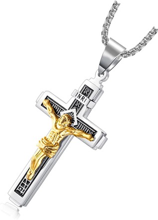 Stilrent Jesus Kors Halsband