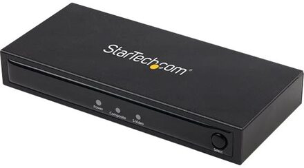 StarTech.com S-Video eller komposit till HDMI-omvandlare med ljud - 720p - NTSC och PAL