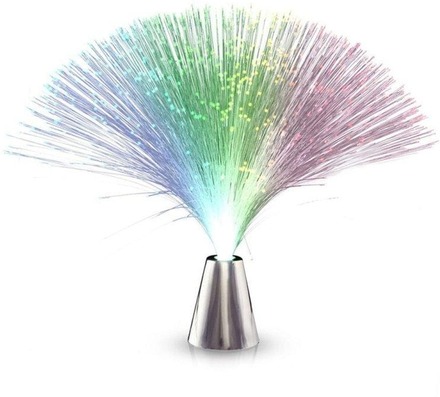 Fiberoptisk Lampa / Fiberlampa - Färgskiftande - 21 cm