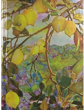 Peter Pauper Press Notebook Stitched Tiffany Lemon Tree