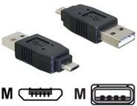 DeLOCK - USB-adapter - USB (han) till Micro-USB Type B (han)