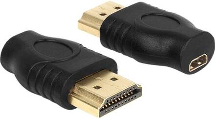 Delock - HDMI-adapter - HDMI hane till 19 pin micro HDMI Type D hona