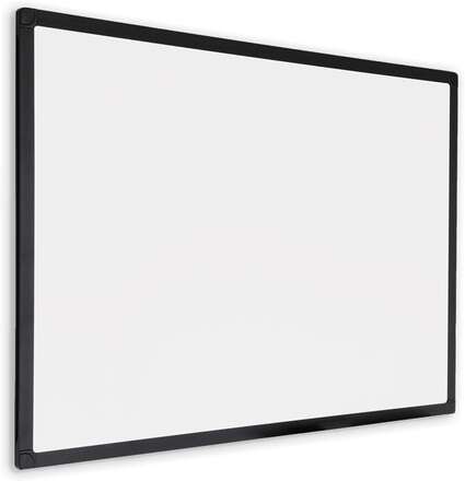Whiteboard med svart ram - Magnetisk - 75x100 cm