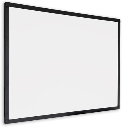 Whiteboard med svart ram 80x110 cm - Magnetisk