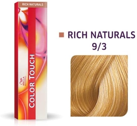 Wella Professionals Wella Professionals, Color Touch, Ammonia-Free, Semi-Permanent Hair Dye, 9/03 , 60 ml For Women