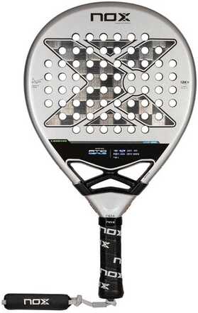 Nox Padel Racket At10 Genius 18k By Agustin Tapia 24 Silver 360-375 gr