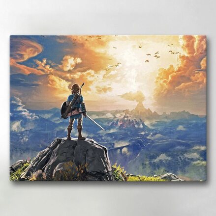 Tavla / Canvastavla - Legend of Zelda - 40x30 cm - Canvas