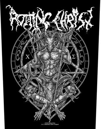 Rotting Christ Back Patch: Hellenic Black Metal