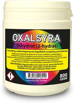 Oxalsyra dihydrat teknisk 800g
